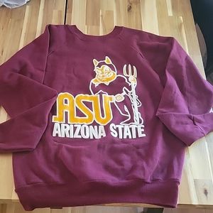 Vintage 80s Arizona State University Sweatshirt USA Sparky Sun Devils ASU